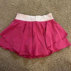 Court Rival High Rise Skirt Sonic Pink Regular Length